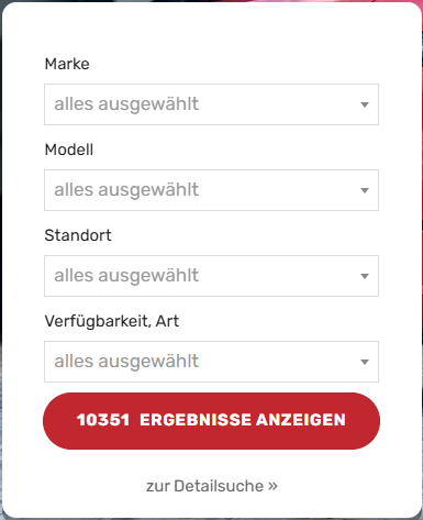 B2B Auto Plattform Deutschland Fahrzeug Suche Händlerportal