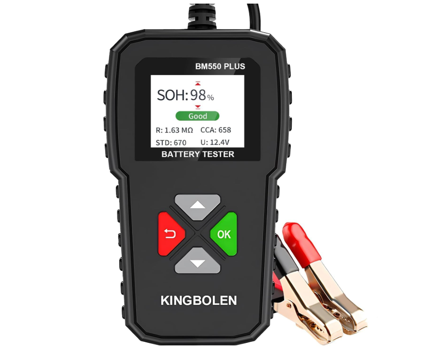 Autobatterietester 6V 12V 24V,KINGBOLEN BM550 PLUS 100-2000 CCA Auto Spannungsprüfer,2Ah-220Ah kaufen 