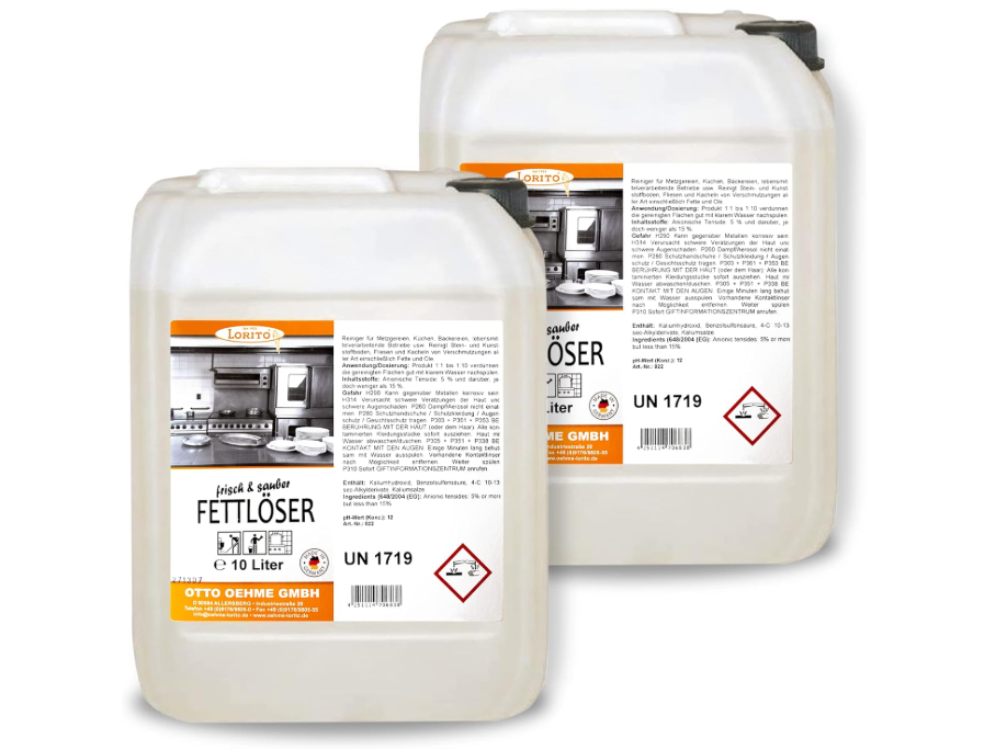 Lorito Profi-Fettlöser 2 × 10 Liter kaufen