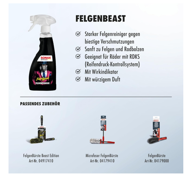 SONAX FelgenBeast Sonderedition (500 ml) kaufen 2