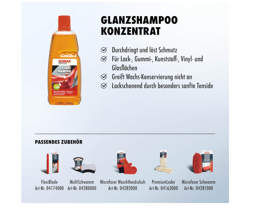 SONAX Glanz Shampoo Konzentrat kaufen