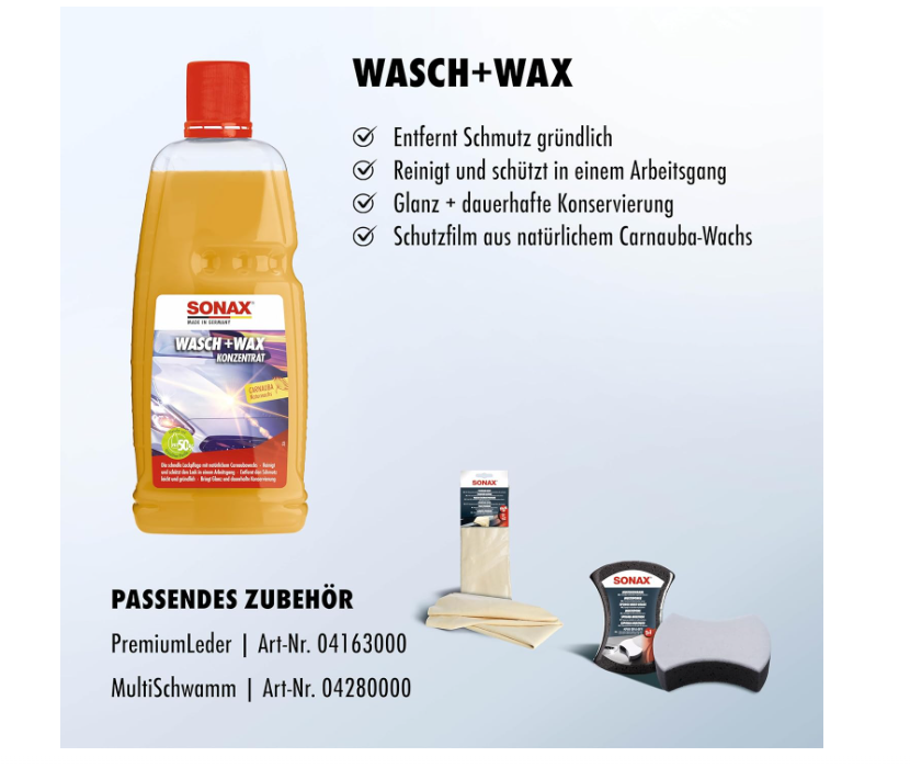 SONAX Wasch+Wax (1 Liter) kaufen