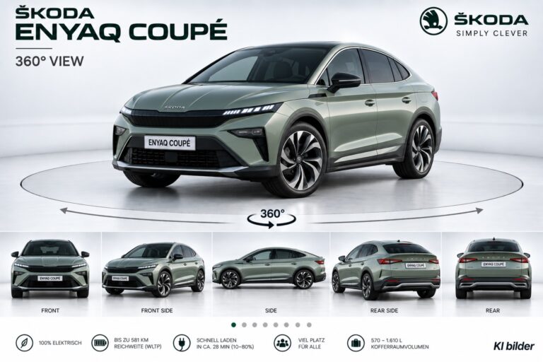 360 view Skoda Enyaq Coupe reimport
