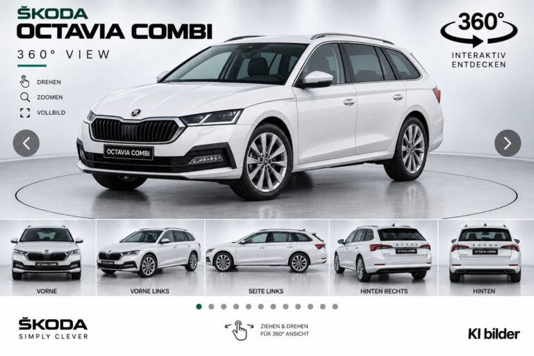 360 view Skoda Octavia Combi Reimport EU-Neuwagen